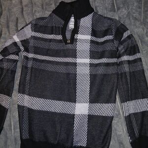 Stylish Black and Gray Kids Sweater